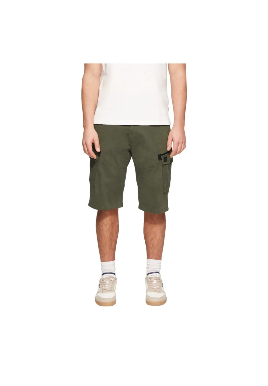 Lässige Cargo-Bermuda mit Utility-Taschen