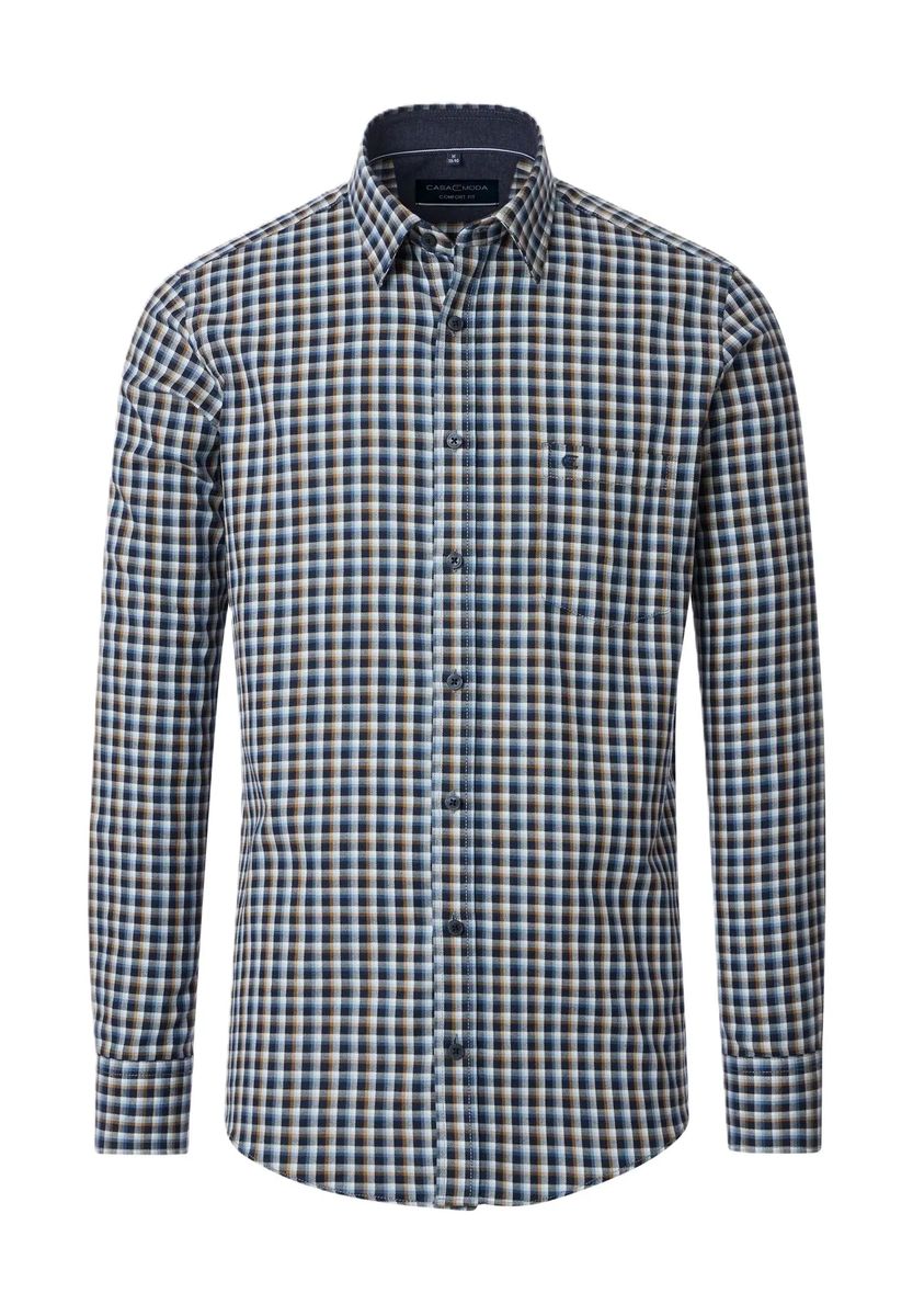 Klassisches Kariertes Comfort Fit Hemd