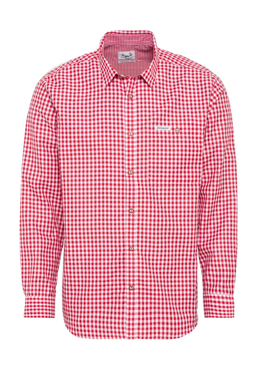 Kariertes Trachtenhemd in Gingham-Optik