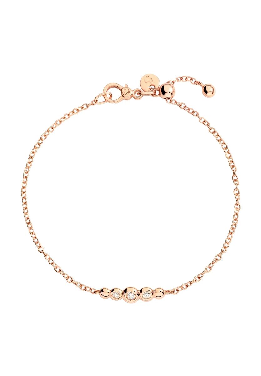Bollicine Diamant-Armband aus Roségold