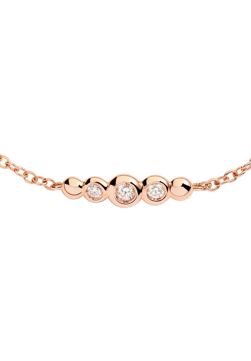 Bollicine Diamant-Armband aus Roségold