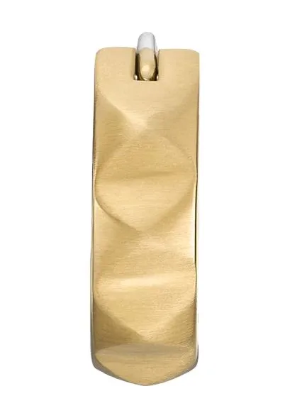 Facettierte Creole mit Logo-Gravur