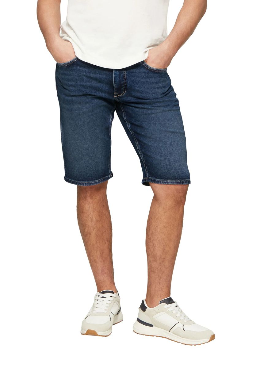 Lässige Denim-Shorts mit geradem Bein