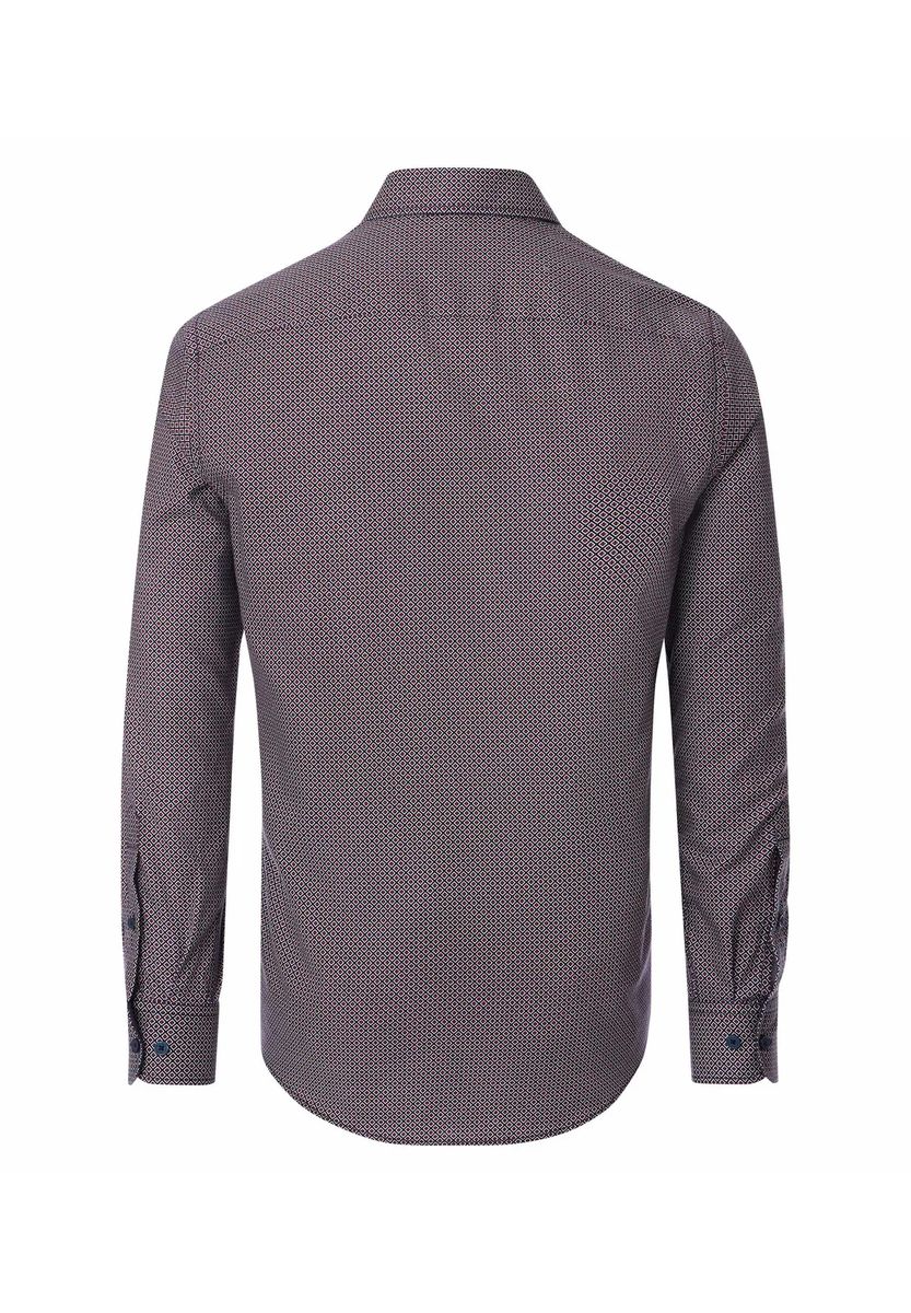 Button-Down-Hemd mit geometrischem Muster