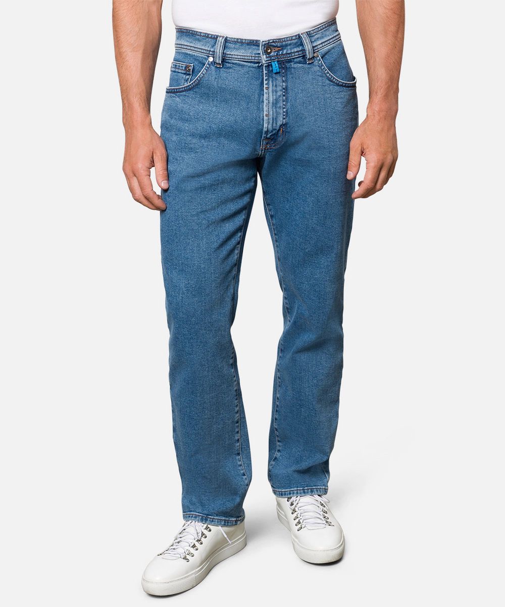 Klassische Straight-Leg-Stretch-Jeans