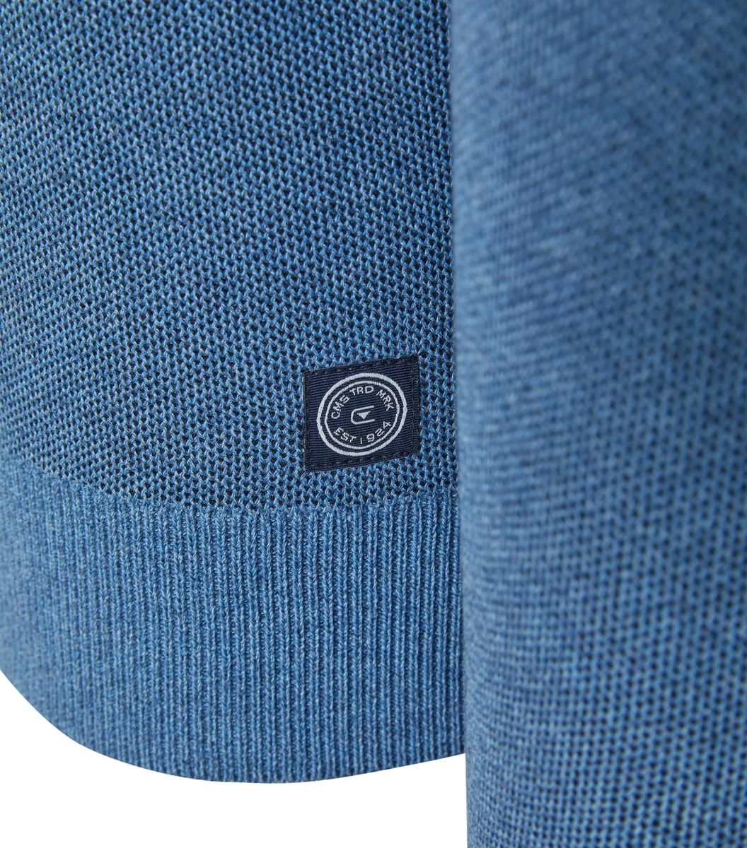 Klassischer Rundhalspullover mit Struktur