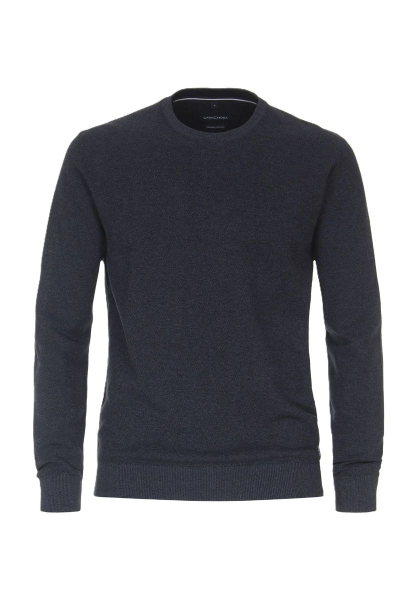 Essentieller Rundhals-Baumwollpullover