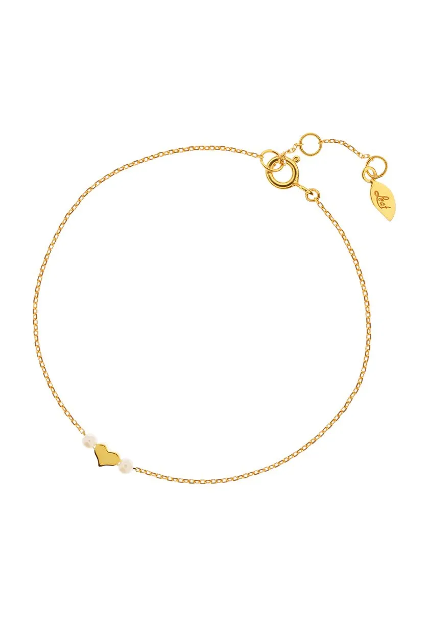 Zartes Herz-Perlen-Armband