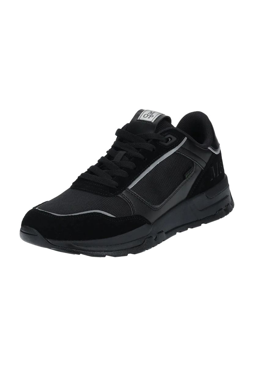 Minimalistische Sneaker aus Leder und Mesh