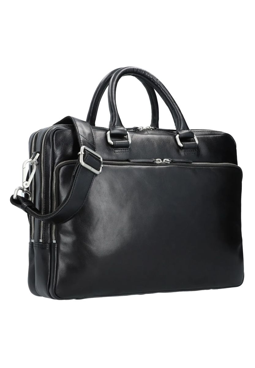 Professionelle Business-Laptoptasche aus Leder