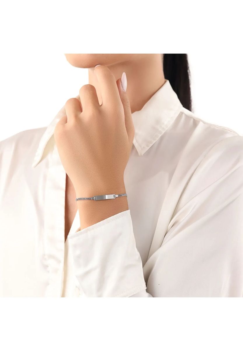 Gravierbares ID-Armband aus Sterlingsilber