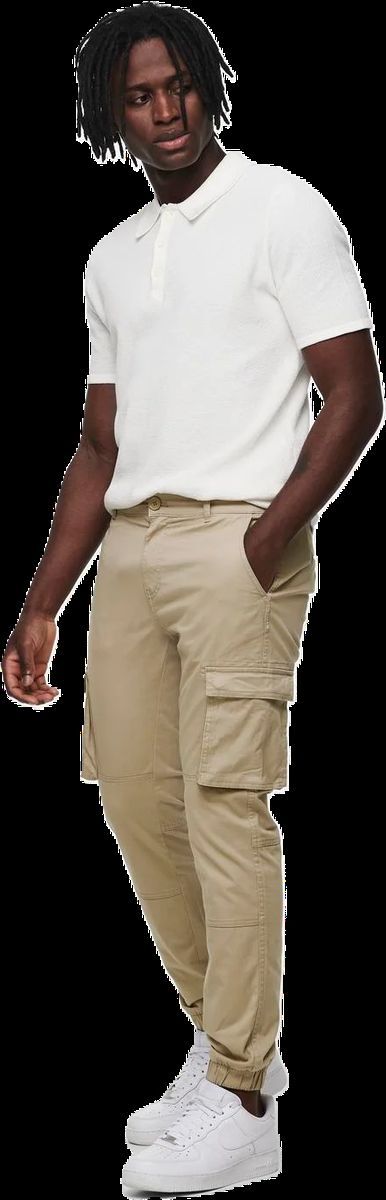 Herren Cargo Hose mit schmal zulaufendem Schnitt