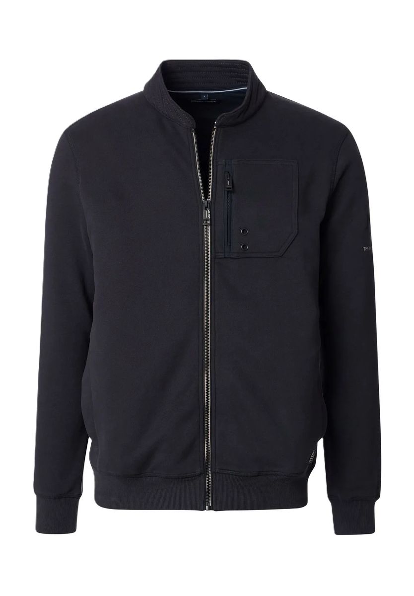 Lässige Sweatjacke mit Reißverschluss