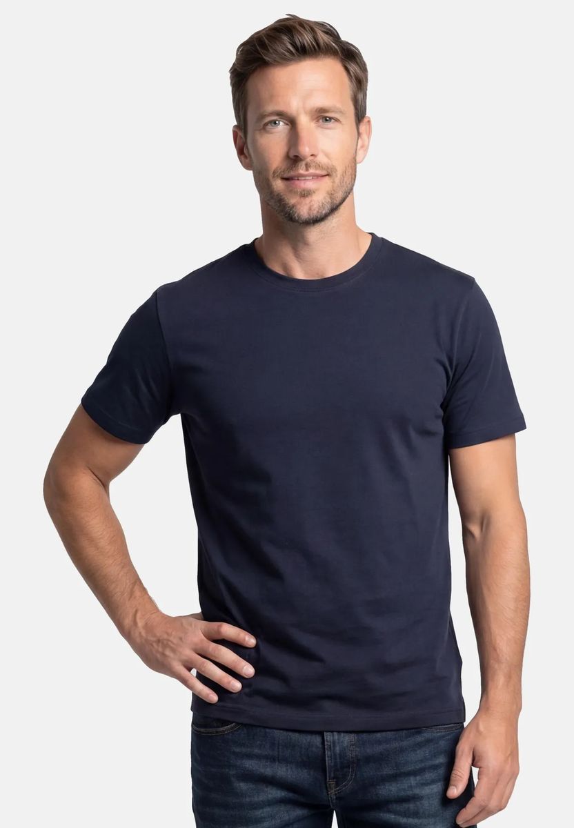 Klassisches Baumwoll-T-Shirt-Doppelpack