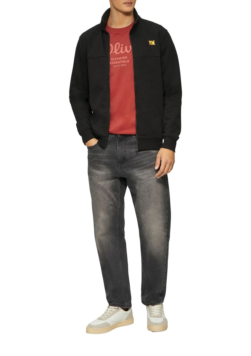 Baumwoll-T-Shirt mit Logo-Print