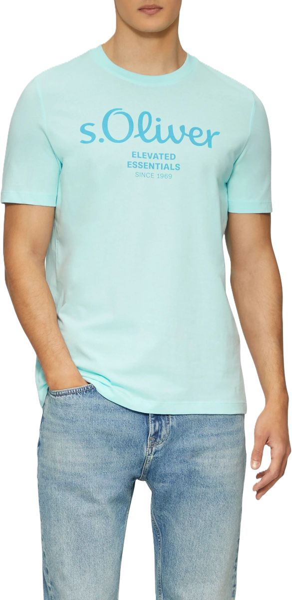 T-Shirt aus Baumwolljersey mit Grafikprint