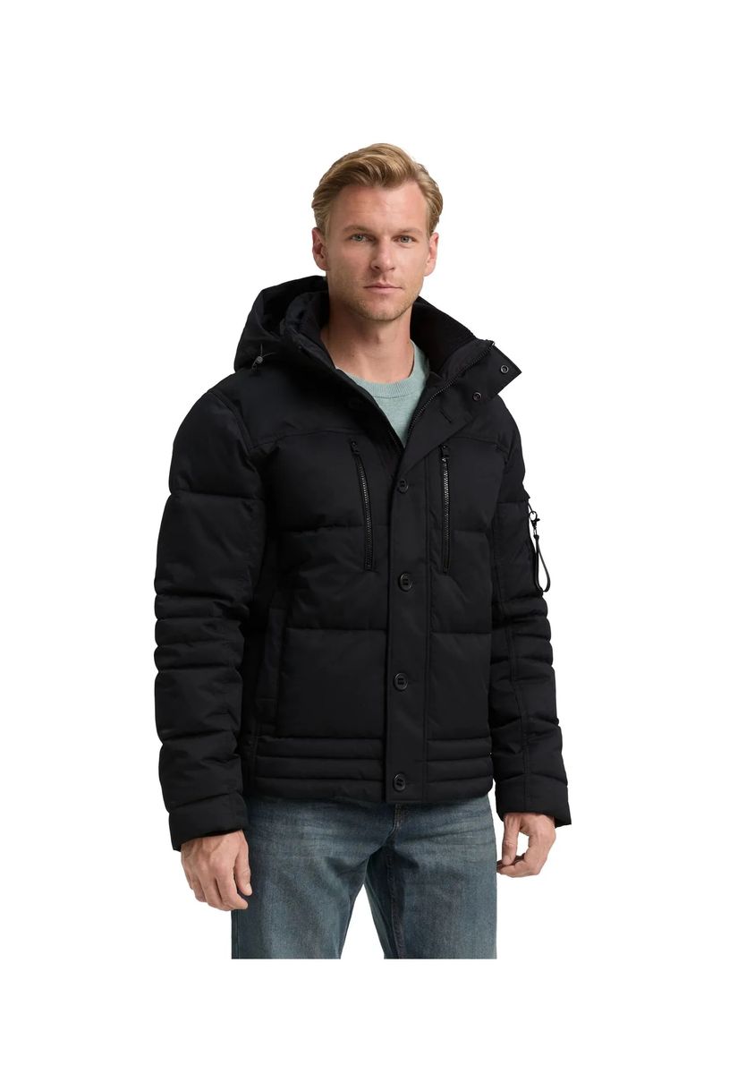 Gesteppte Winterjacke mit Kapuze