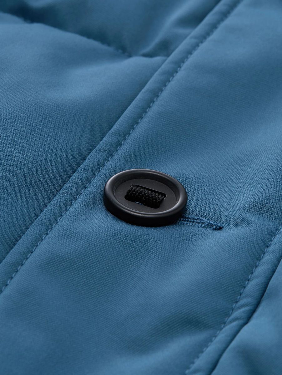 Gefütterte Puffer-Winterjacke mit Kapuze