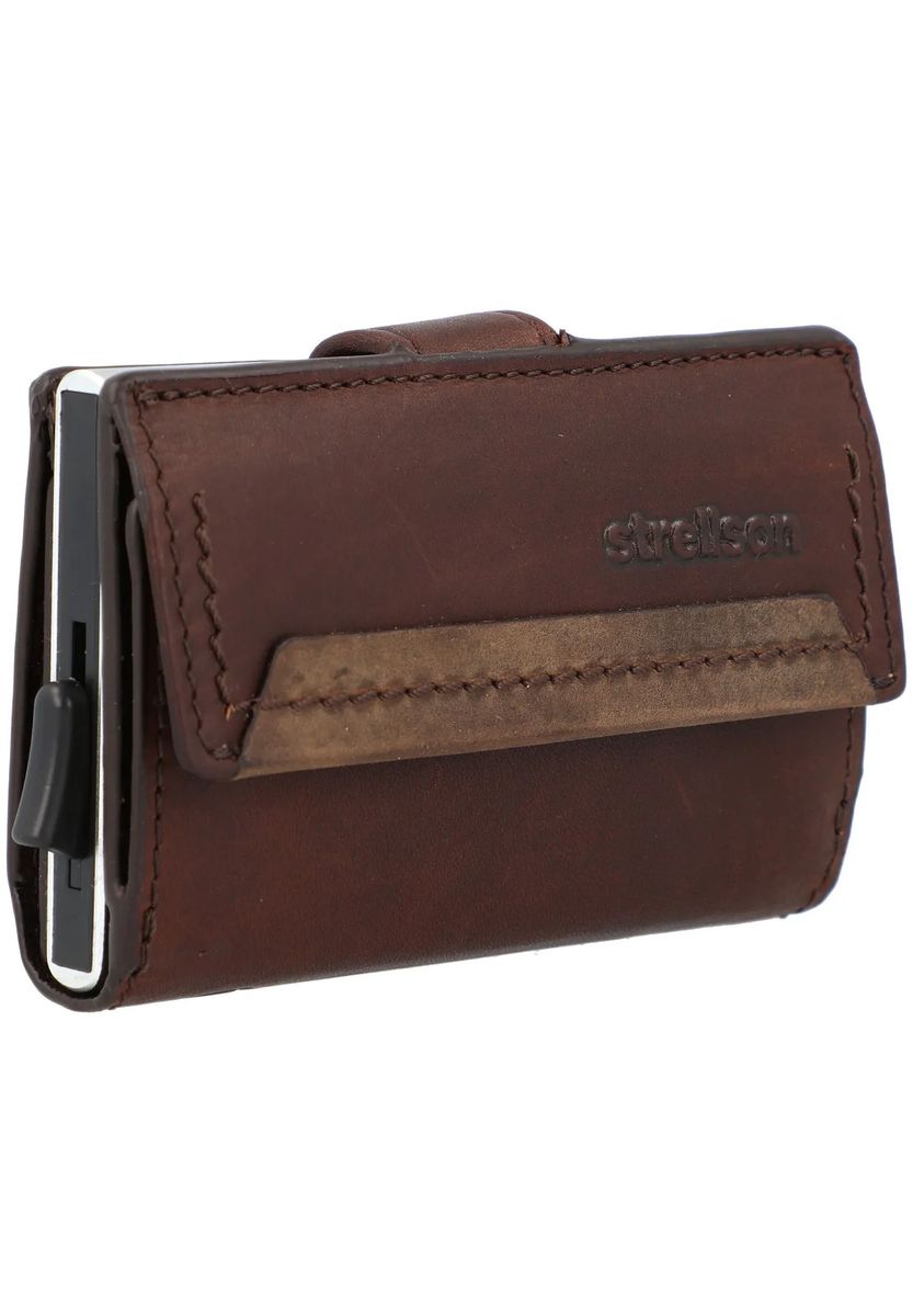 Robuster Leder-Kartenhalter mit RFID-Schutz