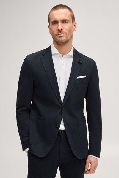 Jersey Kombi-Sakko Hoverest in Navy