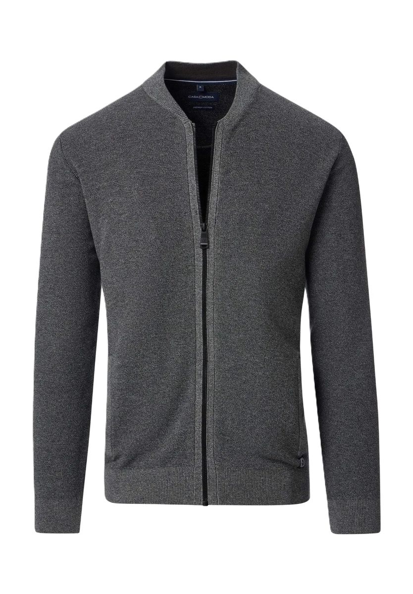 Vielseitige Strickjacke mit Reißverschluss