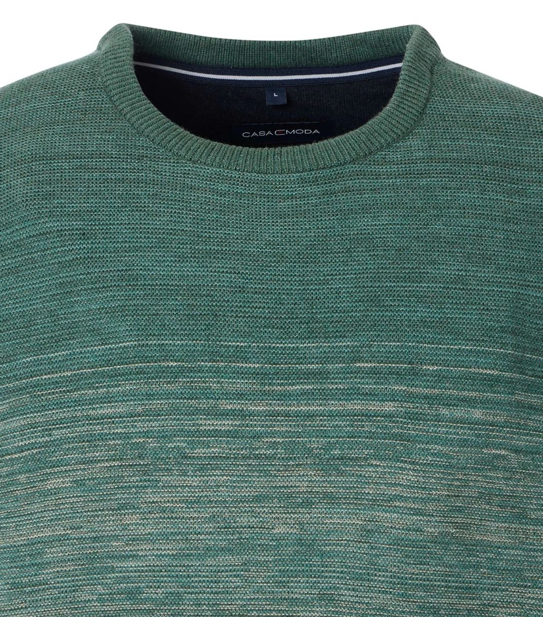 Baumwollpullover mit modernem Farbverlauf