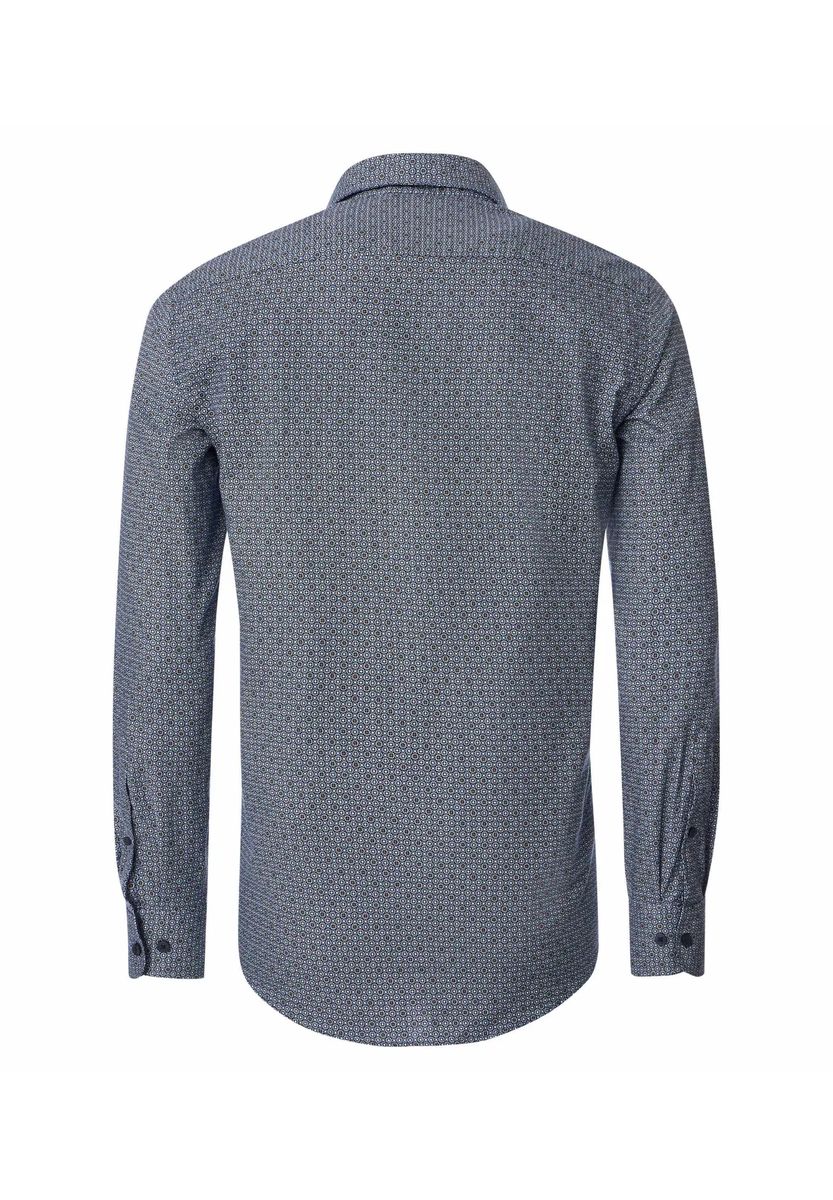 Gemustertes Comfort-Fit Baumwollhemd