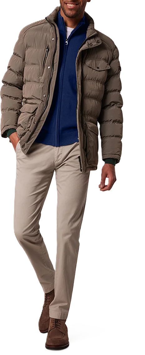 Strickjacke aus Baumwolle mit Reißverschluss