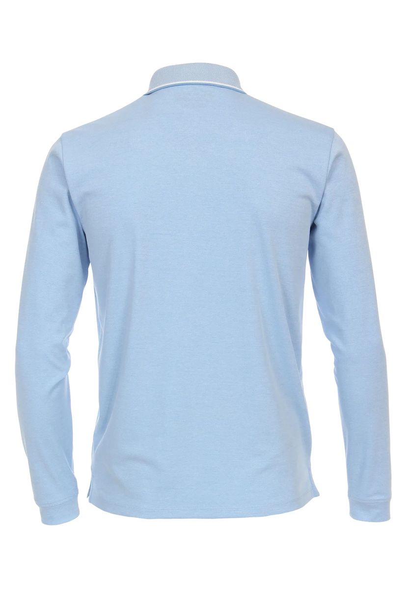 Langarm-Poloshirt mit Brusttasche