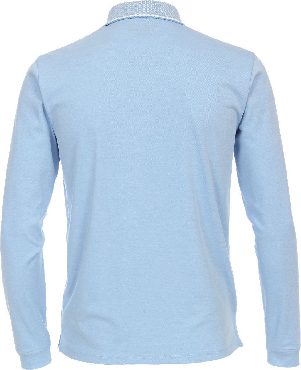 Langarm-Poloshirt mit Brusttasche