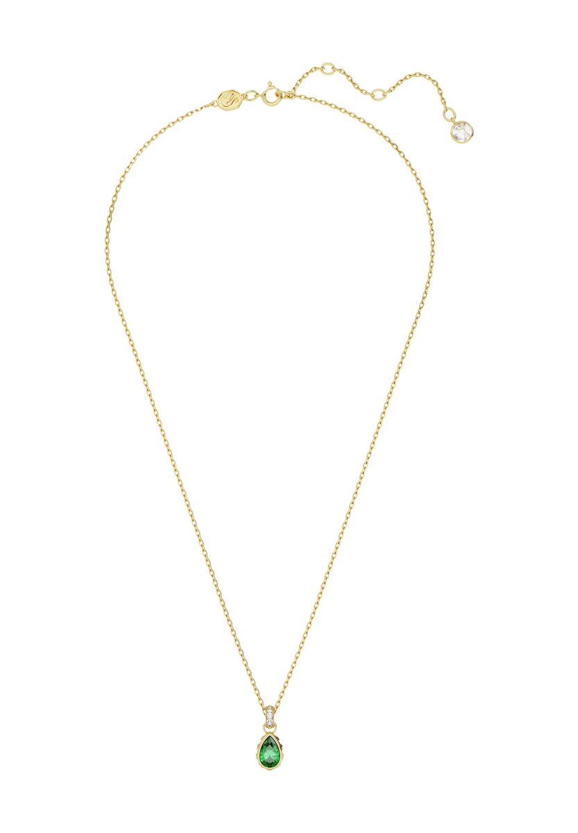 Elegante Halskette mit tropfenförmigem Kristallanhänger