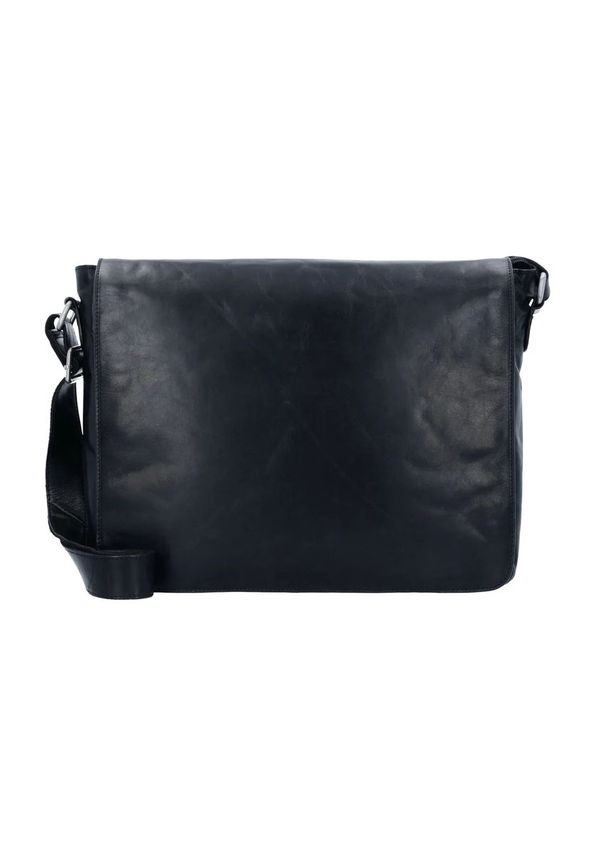 Klassische Leder-Messenger-Tasche