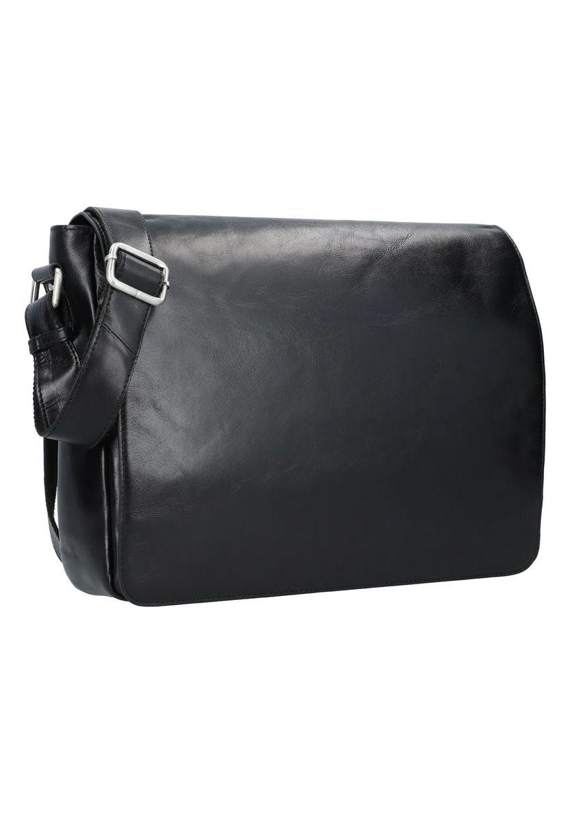 Klassische Leder-Messenger-Tasche