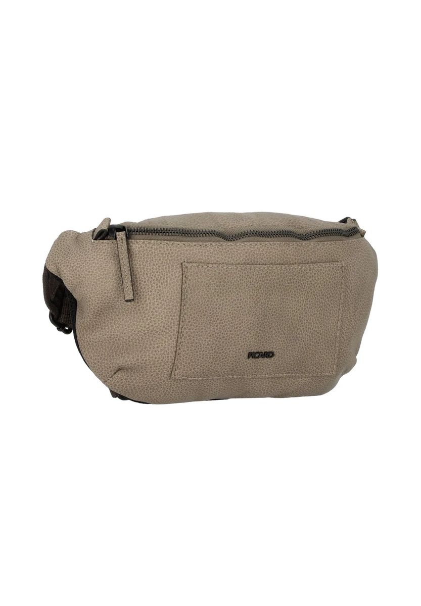 Strukturierte Multi-Material Gürteltasche