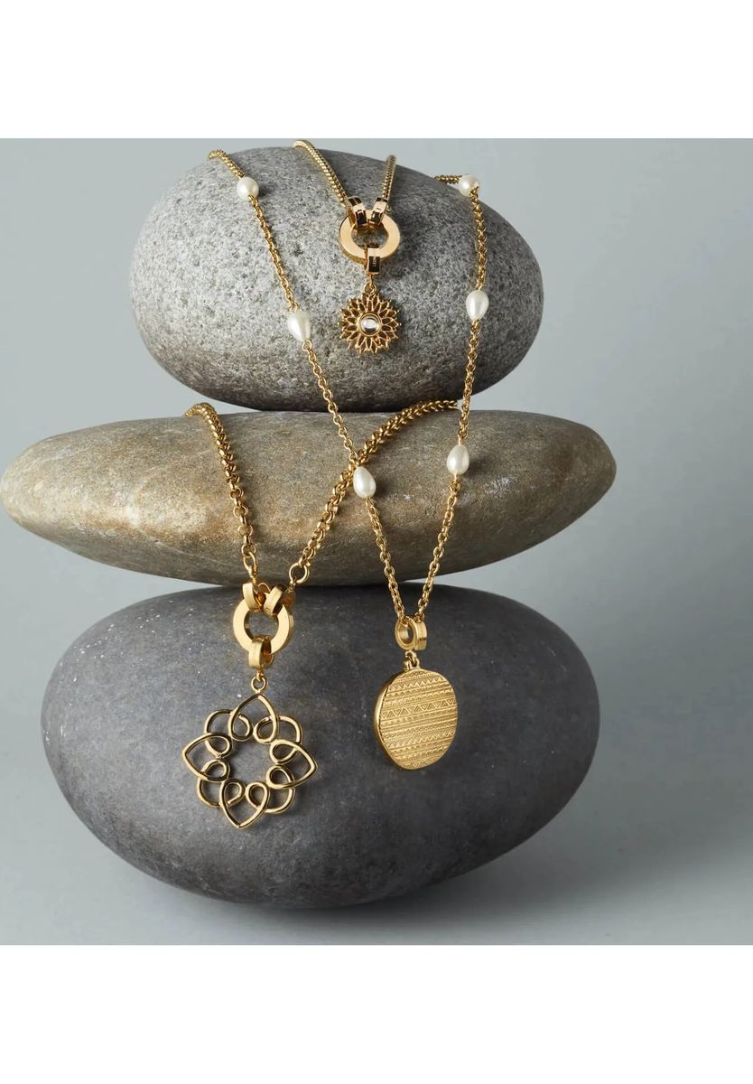 Minimalistische Venezianerkette mit Ringanhänger