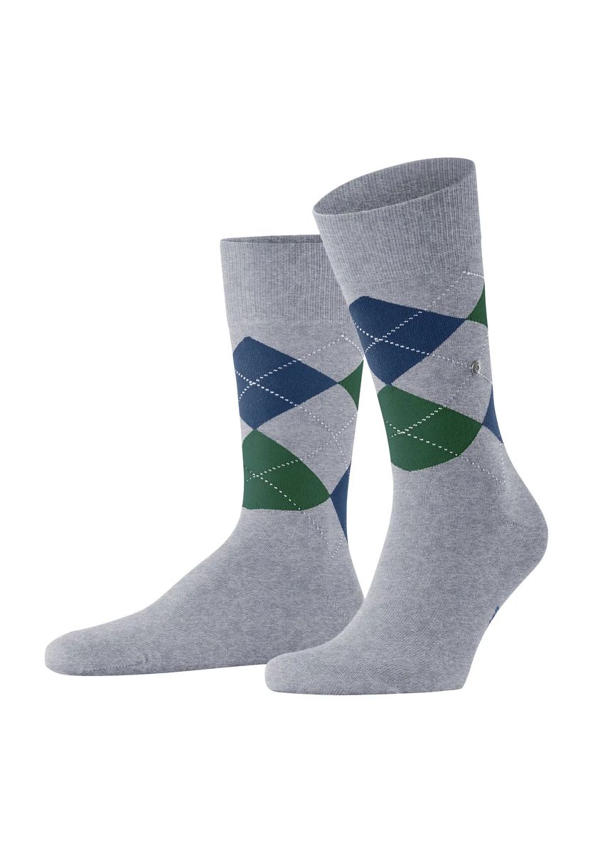 Klassische Socken mit Argyle-Muster