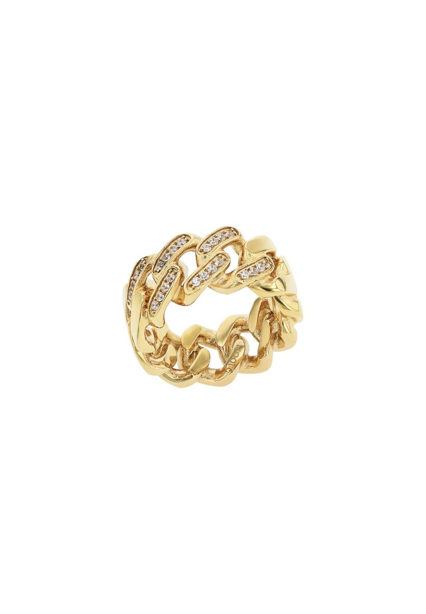 Funkelnder Gliederketten-Ring