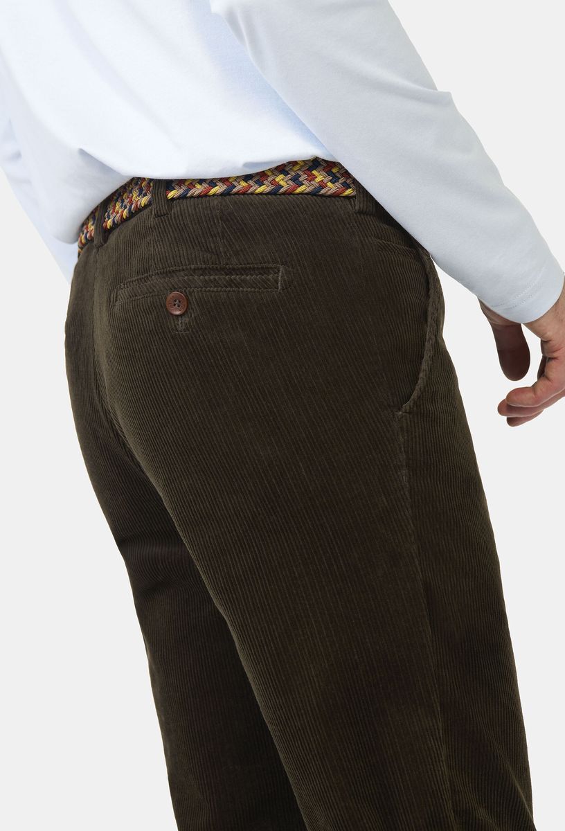 Moderne Cord-Stretch-Chino-Hose