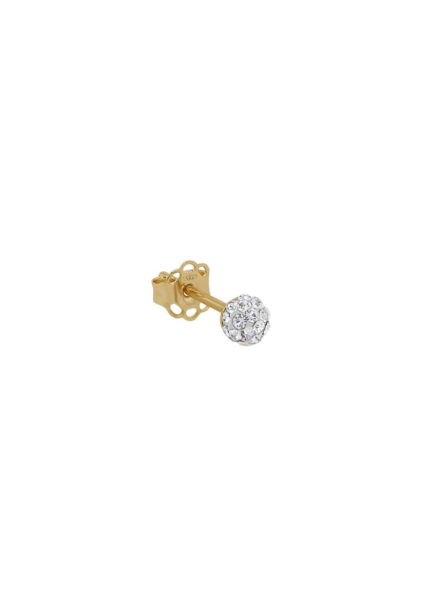 amor Single Ohrstecker, Gold, 99