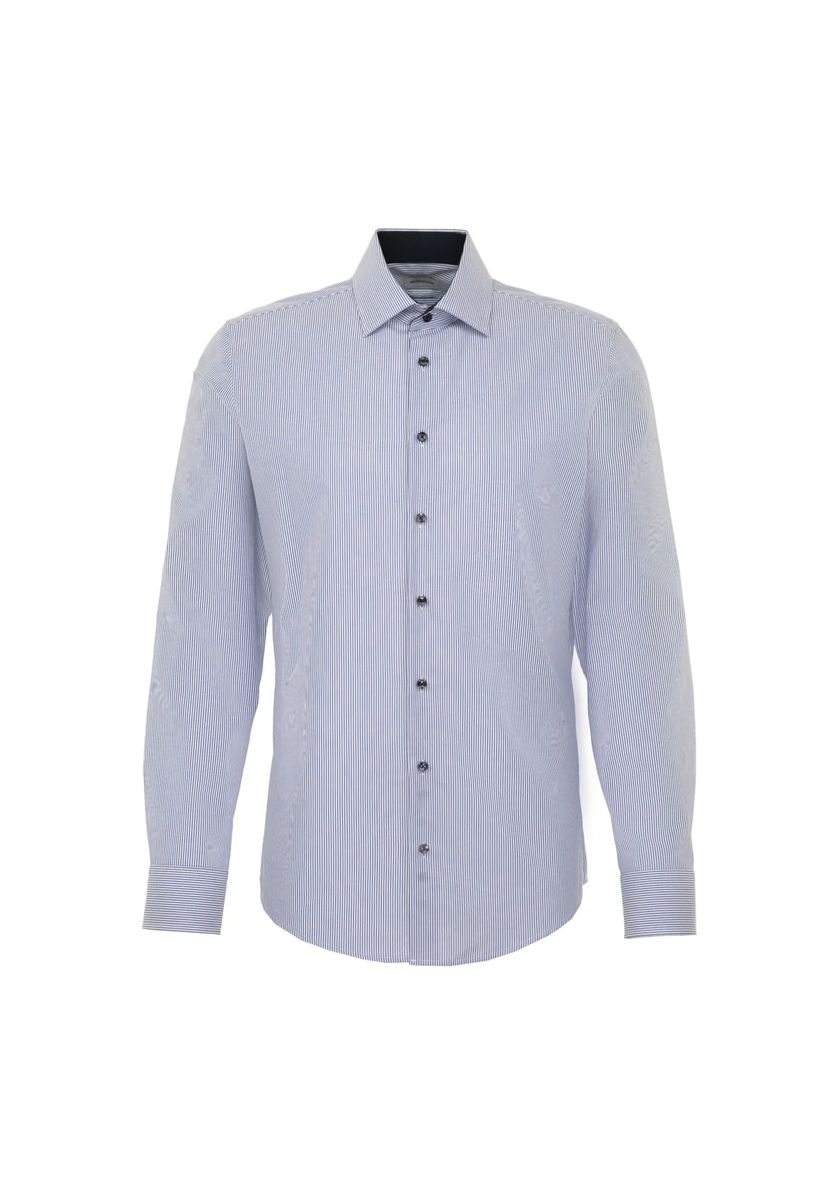 Fein gestreiftes Slim-Fit Hemd