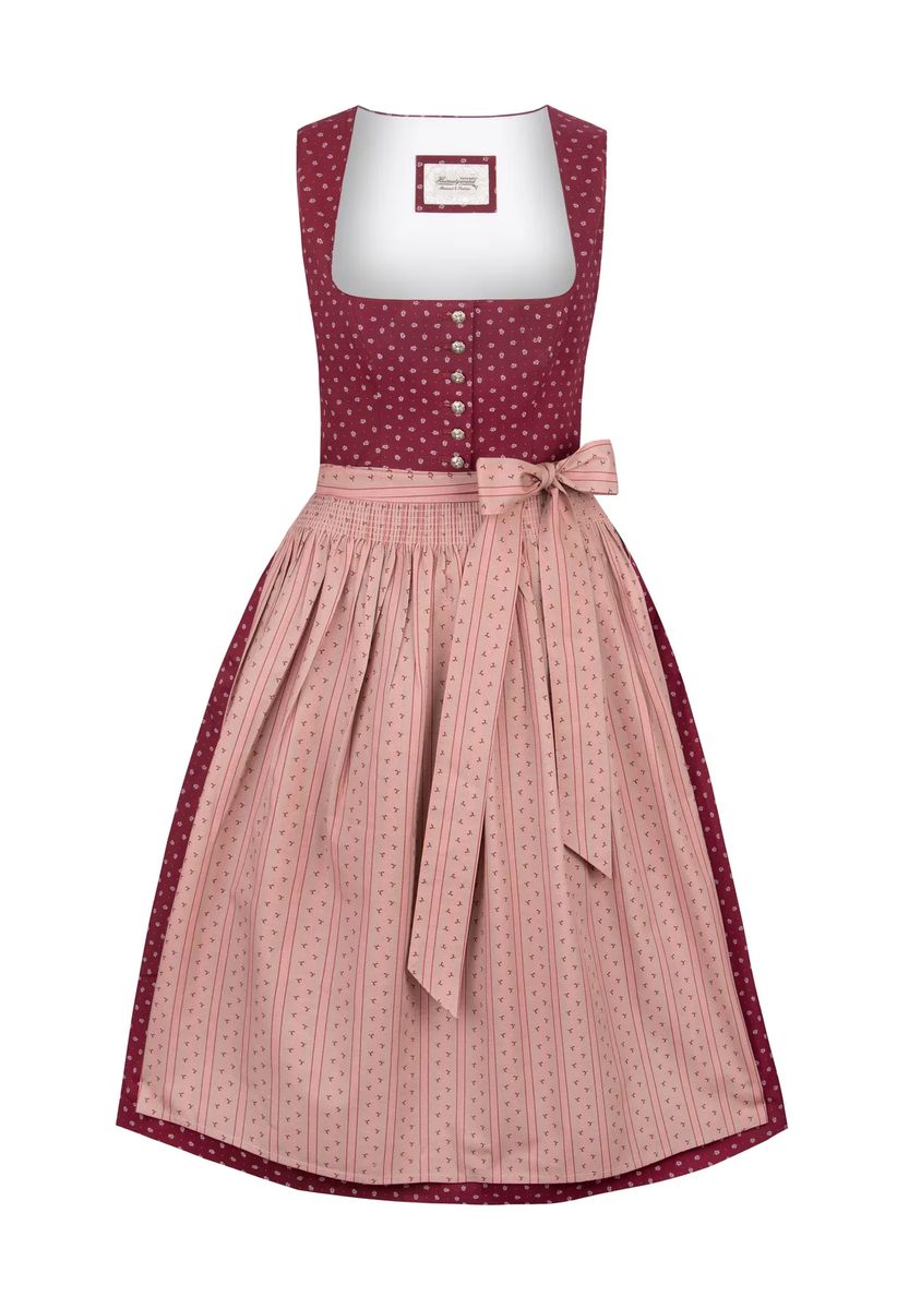 Florales Dirndl mit Schürze