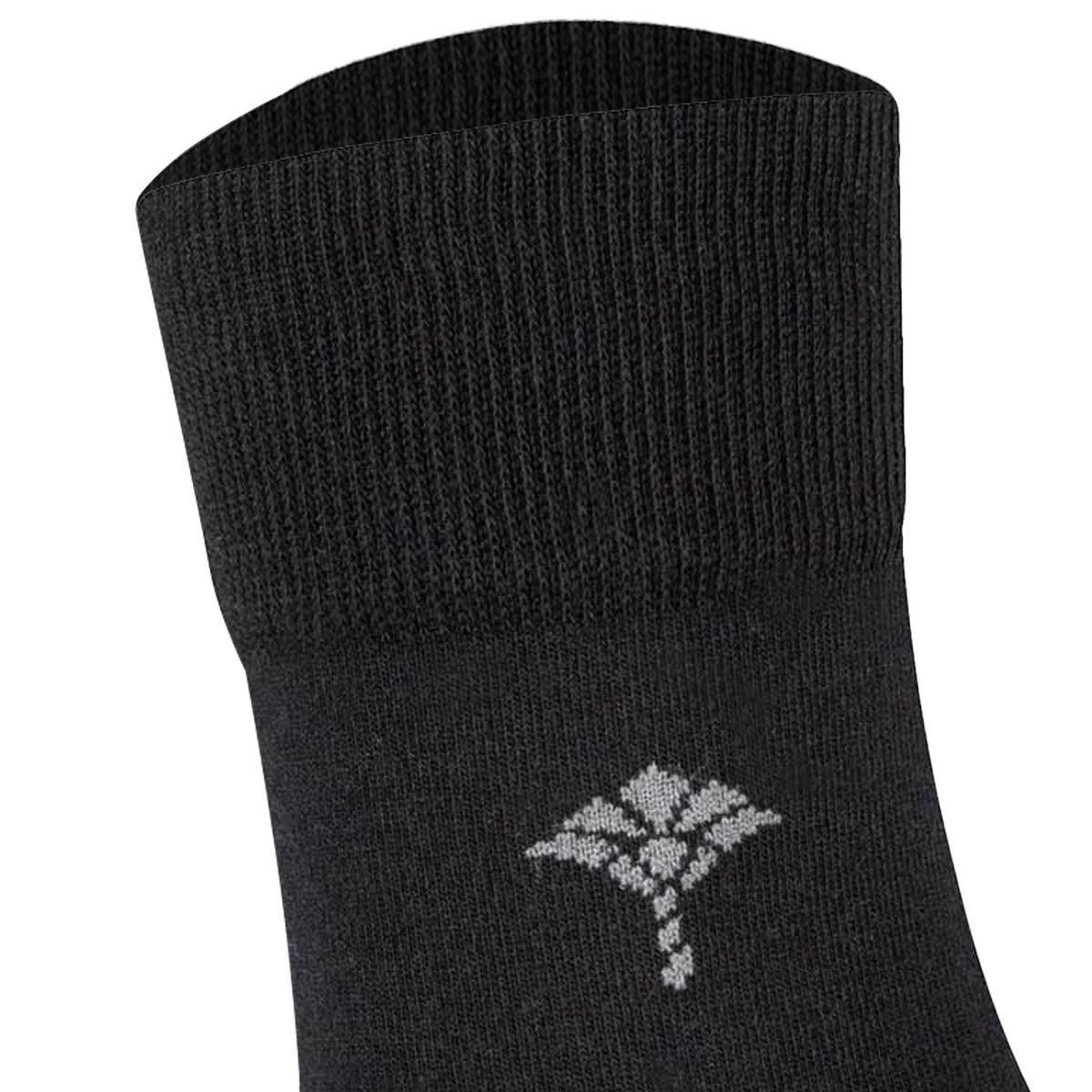 Merzerisierte Baumwollsocken mit Kornblumen-Logo