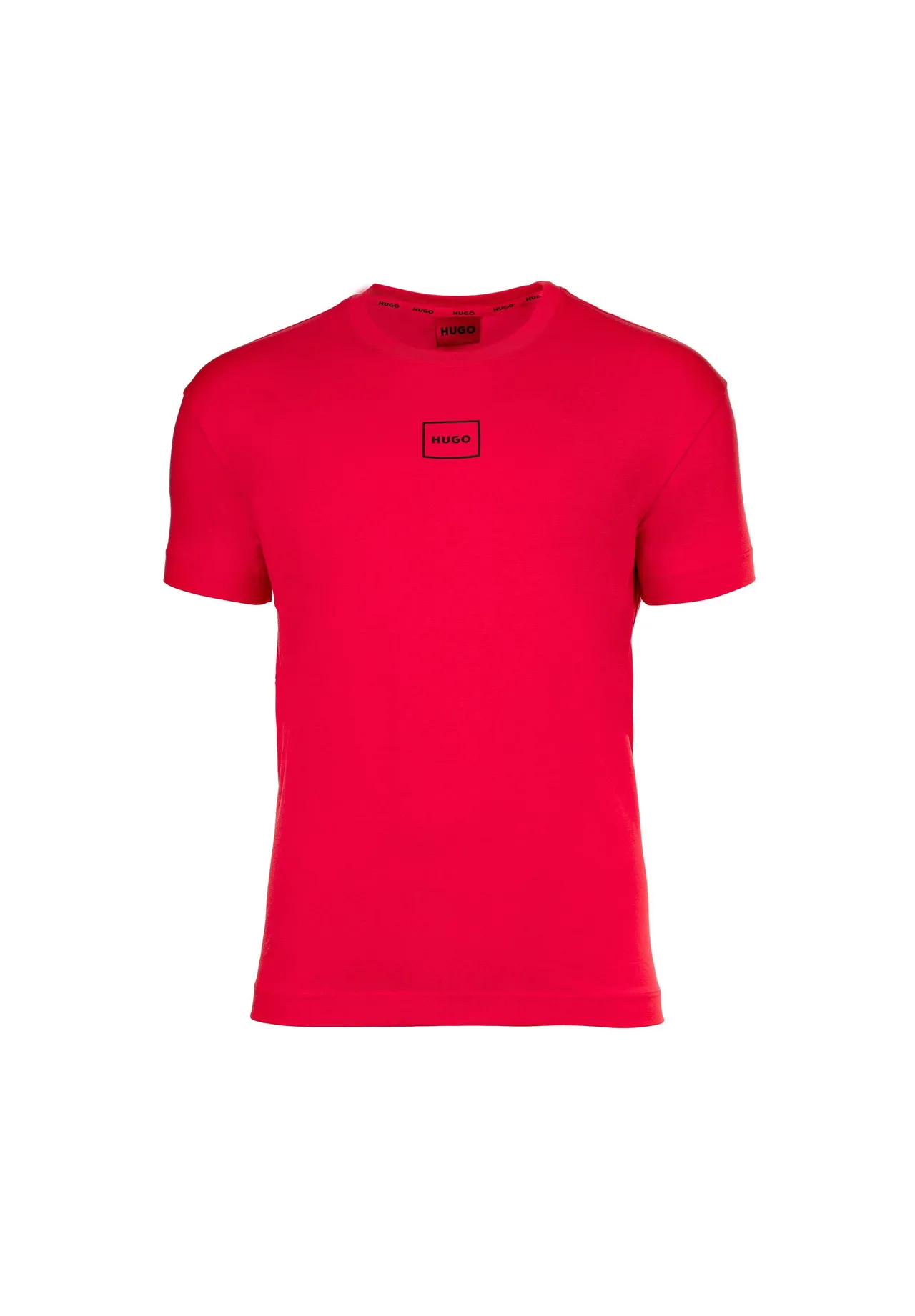 Minimalistisches Box-Logo Rundhalsshirt