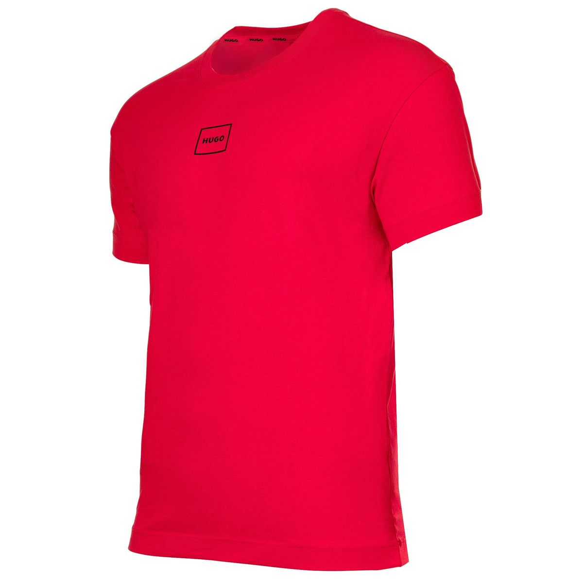 Minimalistisches Box-Logo Rundhalsshirt