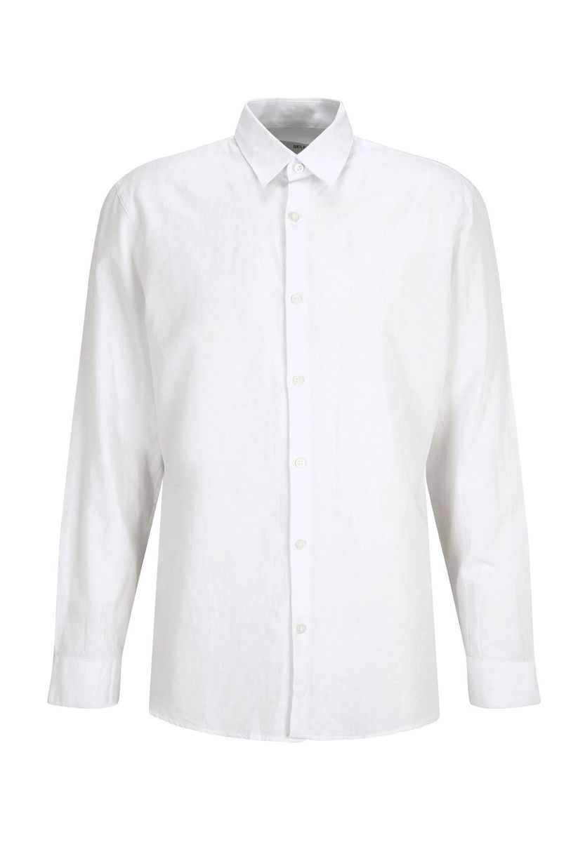 Klassisches Slim Fit Leinenhemd