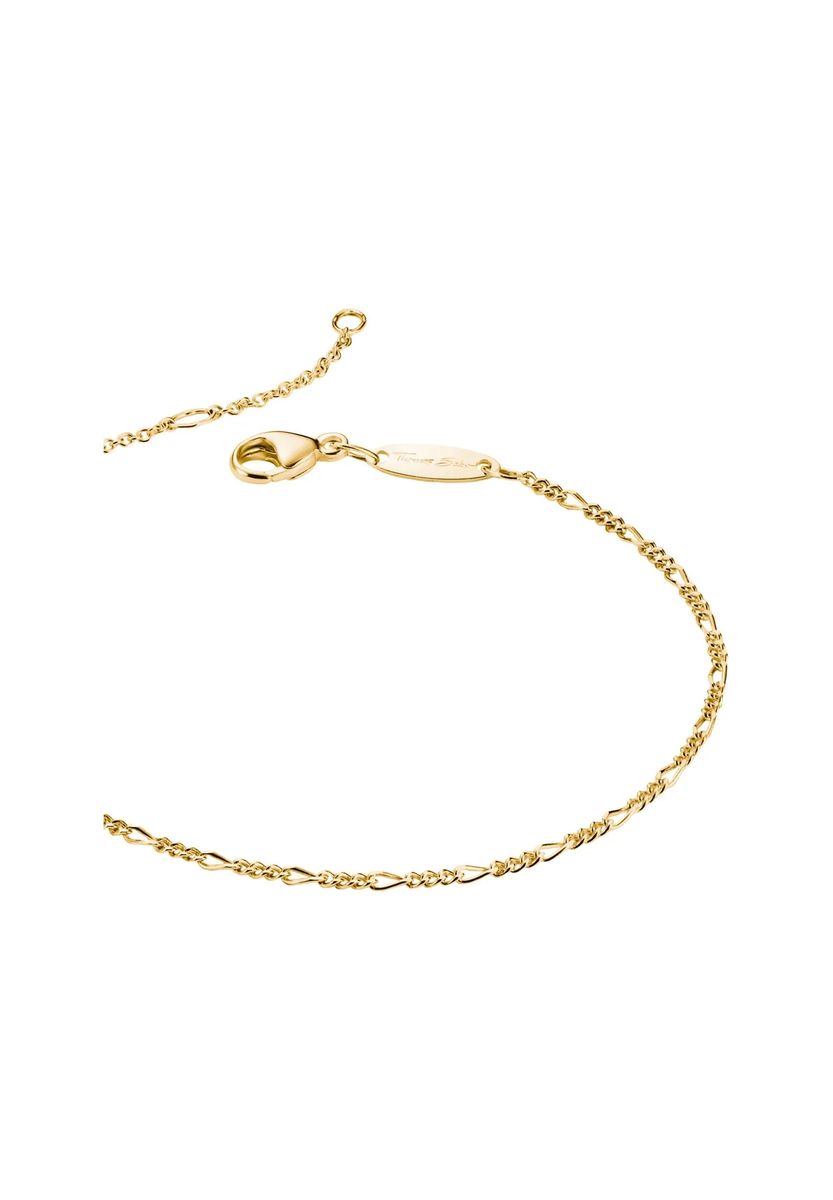 Klassisches vergoldetes Figaro-Armband