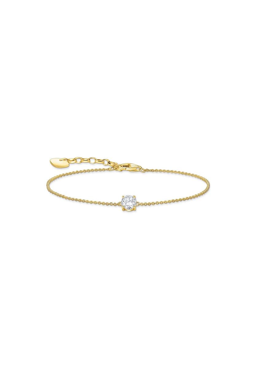 Elegantes Armband mit Zirkonia-Solitär