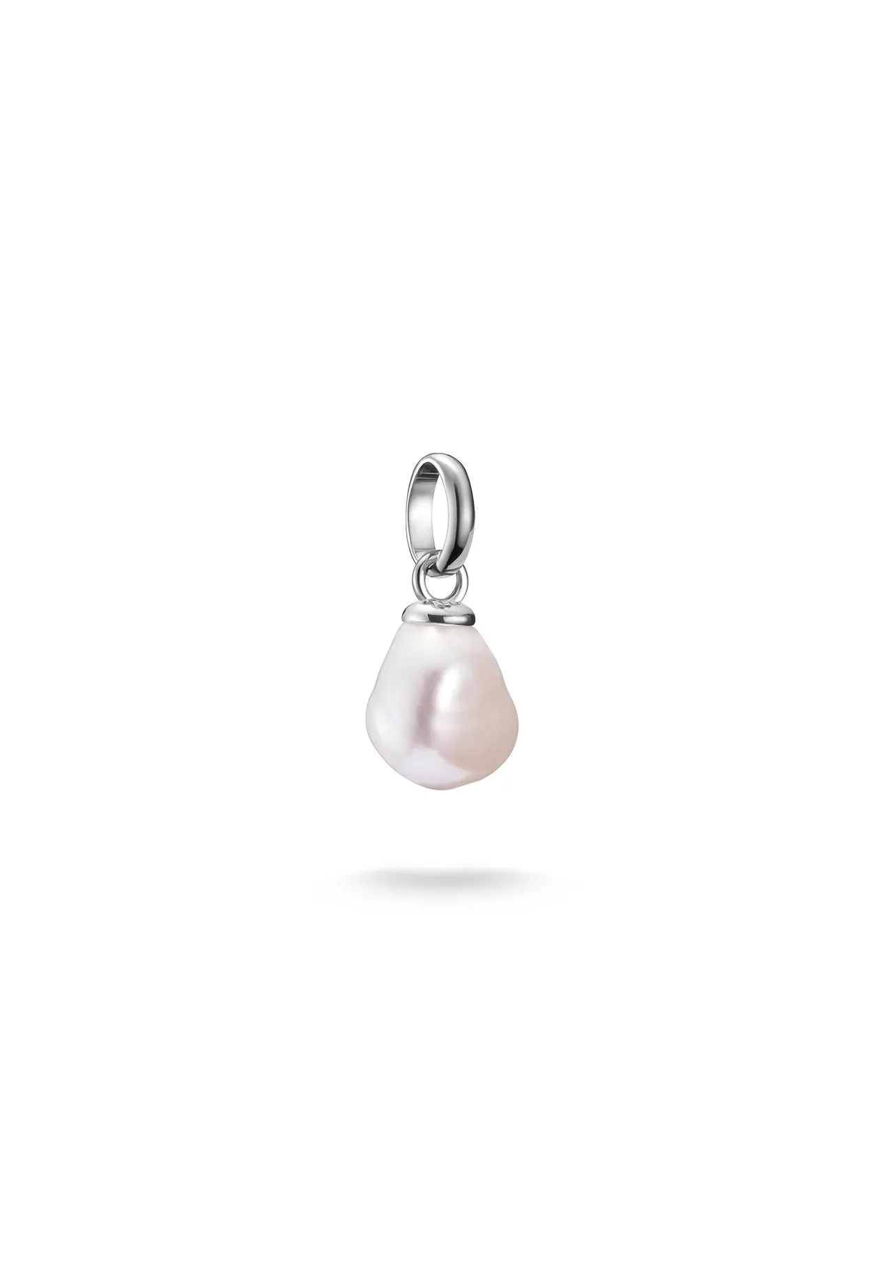 Süßwasserperlen-Charm aus Sterlingsilber