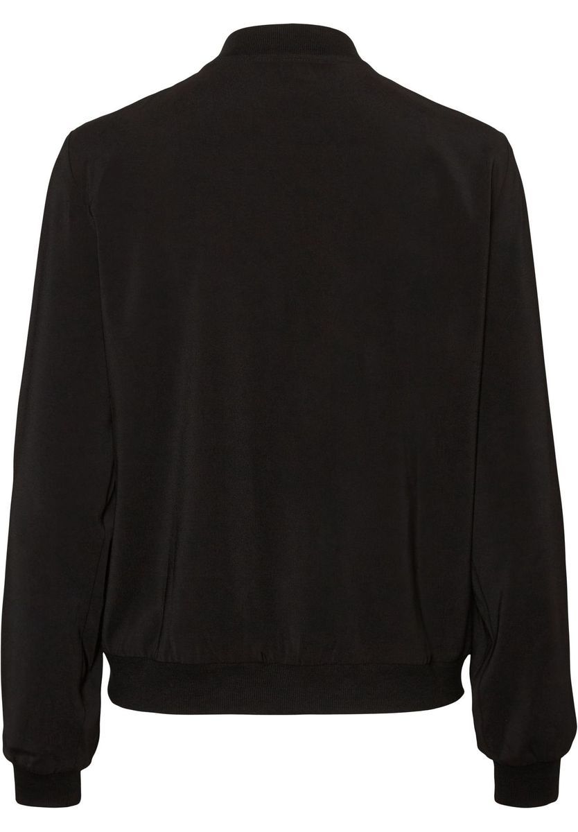 Klassische schwarze, leichte Bomberjacke