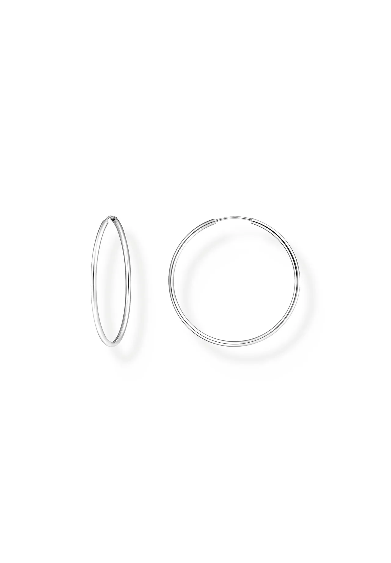 Minimalistische Creolen aus Sterlingsilber